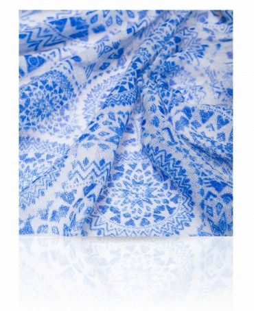 Палантин Женский W-MOSAIC/BLUE